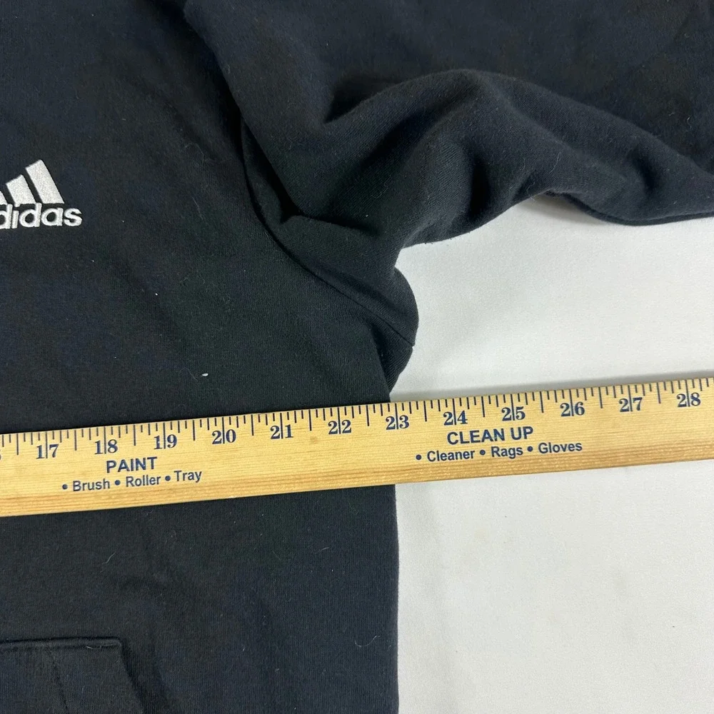 Adidas Men's‎ Black Pullover Hoodie Sweatshirt Size Large